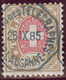 Heimat VD Lausanne 1885-09-26 Blauer Telegraphen-Stempel Auf Zu#18 Telegrapfen-Marke 3.- Fr. - Télégraphe