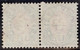 Heimat GR DAVOS-PLATZ ~1885 Telegraphen-Stempel Auf Paar Zu#17 Telegrapfen-Marke 1 Fr. - Télégraphe