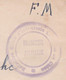 1906 ? - Enveloppe En FM De Shanghai (EM Du Détachement Français En Chine) Vers Aulnay Sous Bois Via SIBERIA - Storia Postale
