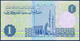 LIBYA LIBYE LIBYEN 1 DINAR P-59a  Muammar Al-Ghaddafi - Mawlai Muhammad Mosque, Tripolis 1993 UNC - Libya