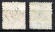 SIERRA LEONE 1872 Lying Wmk CC Perf.12.5 - Yv.7+9 (Mi.5A+7A, Sc.8+10) Used - Sierra Leona (...-1960)