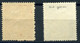 1936 Statistic Fees - 2 Unused Stamps (MNH-MNG) - Fiscale Zegels