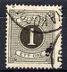 SWEDEN 1874 Perf.14 - Yv.1B (Mi.1A, Sc.J1) Used (perfect) VF - Impuestos