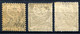 TURKEY 1888 - Yv.25-27 (Mi.16-18, Sc.J36-38) MLH-MNH (VF) - Portomarken
