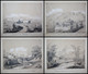 Album With 18 Original Drawings Of Views In Algeria. Made During The French Colonisation In The 1840's. - Rare