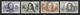 France 1959 : Timbres Yvert & Tellier N° 1207 - 1208 - 1209 - 1210 - 1211 Et 1212 Avec Oblitérations Rondes. - Used Stamps
