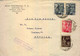 1939 , BARCELONA - SEVILLA , MAT. VALORES DECLARADOS , CIRCULADO POR VIA AÉREA , CENSURA MILITAR Y LLEGADA - Briefe U. Dokumente