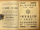 Delcampe - 1937 - Almanak Van De Invalid - Almanach De L'invalide - GENT - Antiquariat