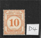 MALAYA - MALAYAN POSTAL UNION 1936 10c POSTAGE DUE SG D4 LIGHTLY MOUNTED MINT Cat £28 - Malayan Postal Union