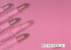 Carte Publicitaire Double Pour Le Lancement New Sheer Temptation Lipstick Rimmel Rouge à Lèvres - Parfumreclame (tijdschriften)