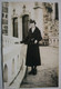 CP Photo 18/12/32 Jeune Femme Devant  église Notre-Dame Du Haut - Photographs