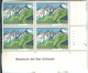 HELVETIA SUISSE C EST NOEL 4 BLOCS DE 4 TIMBRES 3 FRANCOBOLLI SPECIALI ET 1 MASSICIO DEL SAN GOTTARDO - Blocs & Feuillets