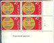 HELVETIA SUISSE C EST NOEL 4 BLOCS DE 4 TIMBRES 3 FRANCOBOLLI SPECIALI ET 1 MASSICIO DEL SAN GOTTARDO - Bloques & Hojas