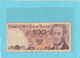 POLOGNE - 100 ZLOTYCH .  1-6-1986 .  N° NT 6649558  .  2 SCANES - Poland