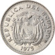 Monnaie, Équateur, Sucre, Un, 1975, TTB, Nickel Clad Steel, KM:83 - Ecuador