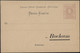Poste Privée De Bochum 1887. Carte, Entier Postal. Armoiries De Bochum. Buch-Um, Livre Retourné Depuis Au Moins 1381 - Enveloppes