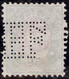 Schweiz Telegrahen-Marke 5 Rp. Schwarz/rosa Zu#13 Mit Perfin "HF" #H014 Heinrich Fierz Fluntern - Télégraphe
