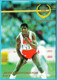 JAVIER SOTOMAYOR Cuba (High Jump) - 1995 WORLD CHAMPIONSHIPS IN ATHLETICS Spec. Issue Trading Card * Athletisme Athletik - Tarjetas