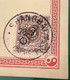 SHANGHAI 1901 Mixed Franking On Imperial China Postal Stationery(Deutsche Post Brief Chine Lettre Cover BPP - Brieven En Documenten