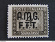 ITALIA Trieste AMG-FTT Segnatasse-1947-49- "Cifra" £. 4 MH* (descrizione) - Strafport