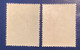 Macao 1950 “Ano Santo” Set XF MNH ** Fresh Yv338-339 (Church Bells Dove Angel Macau China Chine Religion Coq Chandelier - Unused Stamps
