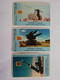 NETHERLANDS  ADVERTISING CHIPCARD  3X HFL 5,00 KONINKLIJKE LUCHTMACHT /ROCKET LAUNCHER SERIE CRD 518   MINT    ** 6731** - Privat