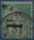 Colonies Francaises Sénégal N° 7 1fr Sur 5c Vert Oblitéré De DAKAR TTB & Signé R.CALVES - Unused Stamps