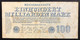 GERMANIA ALEMANIA GERMANY  Weimar Reichsbanknote 100 Milliarden Mark 26.10. 1923  LOTTO 1989 - 100 Mrd. Mark