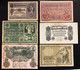 Germany Germania  5 + 10 + 20 + 50 + 100 Mark 1906 - 1910 - 1917 - 1918  - 1920 - 1922  LOTTO 2037 - Collections