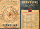 COL ADD-6 - Plaquette Carton KERVOLINE - Super Lubrifiant Indicateur Immatriculation Consommation Moyenne Aux 100km - Plaques En Carton