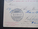 Delcampe - GB Kolonie Seychelles 1903 GA Doppelkarte Überdruck Local Mit Zusatzfrankatur Nach Zehlendorf Weitergeleitet Hauptpost - Seychellen (...-1976)
