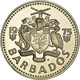 Monnaie, Barbados, 10 Cents, 1975, Franklin Mint, Proof, FDC, Cupro-nickel - Barbados