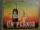 UN PERNOD - Pernod Fils- Pernod Sec-Pernod Export (Cartonnage épais Original) - Uithangborden