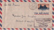 1948 - CALEDONIE - ENV. VOYAGE ETUDES AIR FRANCE De NOUMEA => AVISO DUMONT D'URVILLE (POSTE NAVALE FRANCAISE) à SAÏGON - Brieven En Documenten