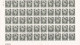1956 - Block Of 50 Stamps N° 19 - Koning Frederick IX - Canceled - Blokken
