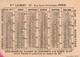 2 Hromos  Calendrier Kalender 1877 -  Vve Lemay Paris  Litho APPEL 3-1-30- Voleur, Diefstal , Zakkenroller, Tulband - Small : ...-1900