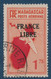 FRANCE Colonies Madagascar Poste Aérienne N°46 Oblitéré 1FR75 Orange TTB & Assez Rare ! Signé A.BRUN - Gebruikt