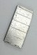 CREVECOEUR-LE-GRAND - PLAQUE IMPRESSION / TAMPON IMPRIMERIE INOX FRANCE 5x2,5cm          (050721.35) - Timbri