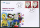 Turkey 2021 Foster Family Day | Social Work, Convention On The Rights Of The Child, Heart, Special Cover - Briefe U. Dokumente