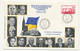 Env. Affr 2,20 Conseil Europe - Cad Idem Strasbourg 1987 - Portraits Hommes Politiques Européens - Lettres & Documents