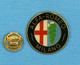 1 PIN'S //  ** LOGO / ALFA ROMEO MILANO ** . Ø 27mm - Alfa Romeo