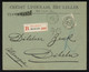 [03691] Belgium 1907 Reg. Cover To Germany Bearing Grosse Barbe 50c Grey With Perf-in, COB No. 78, €100 - 1905 Grosse Barbe