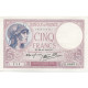 France, 5 Francs, Violet, 1939, 1939-10-26, NEUF, Fayette:4.13, KM:83 - 5 F 1917-1940 ''Violet''