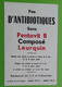 Buvard 1043 - Laboratoire Leurquin - PENTAVIT - Etat D'usage : Voir Photos - 8x12 Cm Environ - Années 1950 - Produits Pharmaceutiques