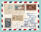 1956. Enveloppe Affranchie Lettre RECOMMANDÉE Par AVION De SAINT-DENIS De La RÉUNION à 17 St JEAN D'ANGÉLY - Covers & Documents