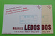 Buvard 1062 - Laboratoire - Semelles LEDOS - Blanc 1 Lille - Etat D'usage: Voir Photos - 14x11 Cm Environ - Années 1950 - Produits Pharmaceutiques