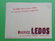 Buvard 1063 - Laboratoire - Semelles LEDOS - Jaune 2 - Etat D'usage: Voir Photos - 14x11 Cm Environ - Années 1950 - Produits Pharmaceutiques