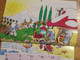Calendrier Scout FSC 1988   Geerts Tibet Wasterlain Peyo Dupa Dany Walthery Frank Couverture Hergé TBE - Agendas & Calendarios
