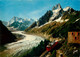 CHAMONIX  Massif Mont Blanc, Train Du Montenvers (scan Recto-verso) Ref 1038 - Sonstige & Ohne Zuordnung