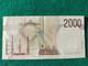 Italia  2000 Lire 1990 - 2000 Liras